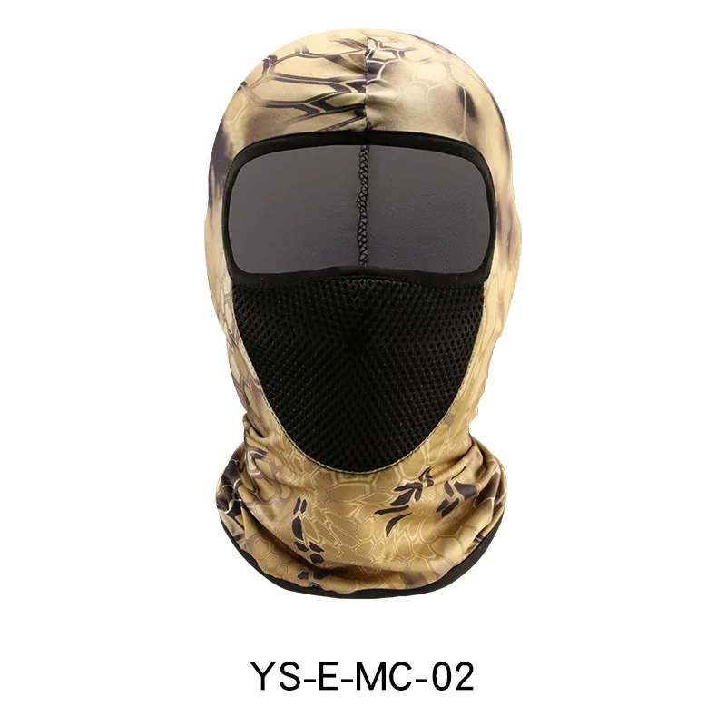 2021 Trendy Headgear Outdoor Multipurpose Python Lycra Wind Proof Hat Cycling One Hole Balaclava