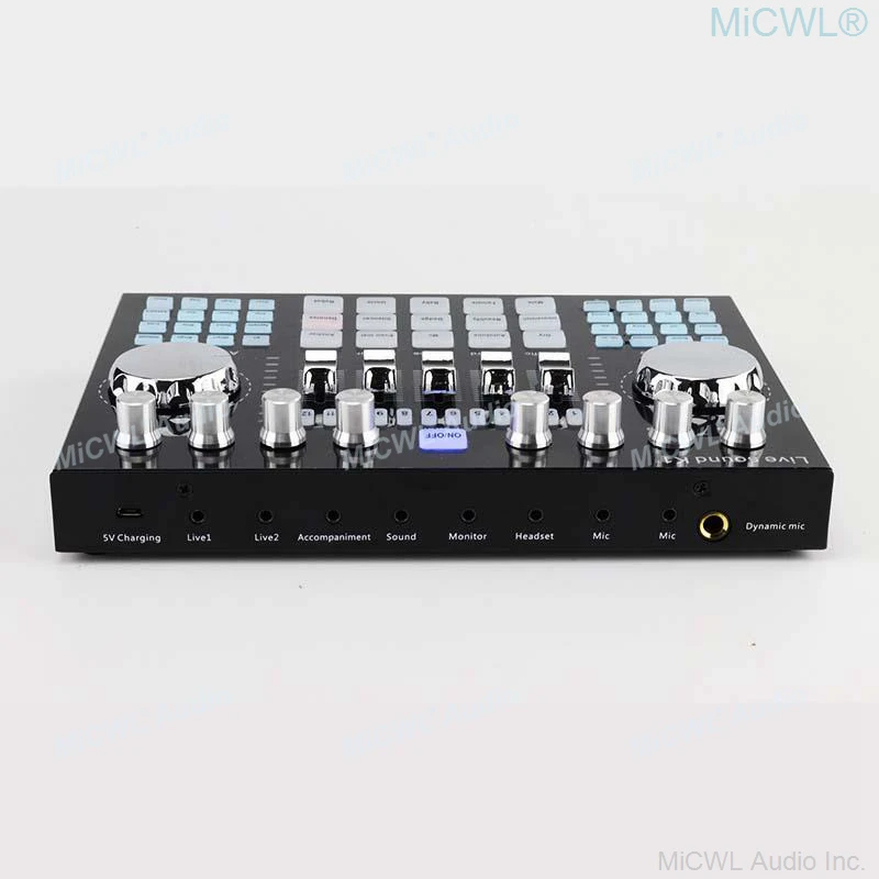 Geavanceerde Digitale Geluidskaart Internet Youtube Facebook Tik Tok Live Audio Mixer Voor Laptop Smartphone Computer