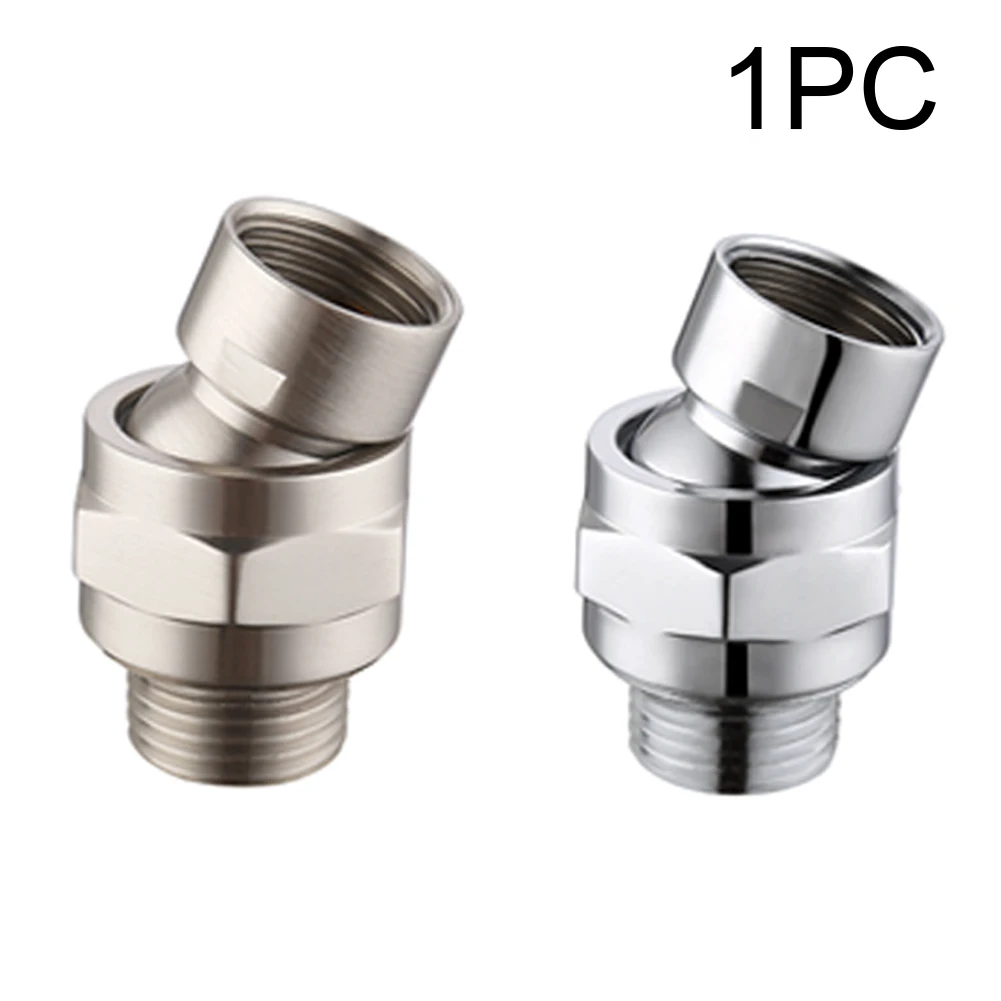 Ball Joint Hardware Adjustable Angle Easy Install Swivel Adapter Shower Head Connector Rustproof Universal Large Water Flow