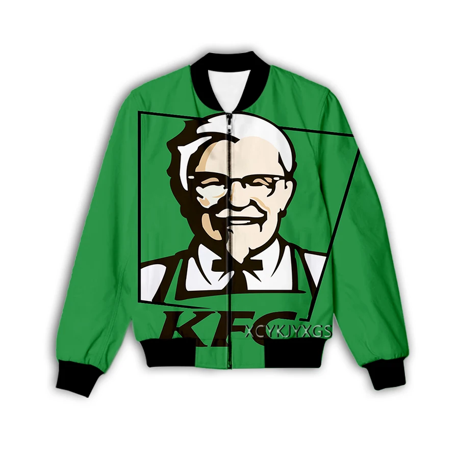 Phechion New Men/Women KFC 3D Printed Jacket Fashion Streetwear Men Loose Sporting Jacket & Coat M50