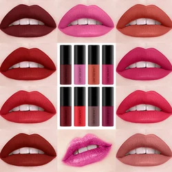 Red Lip Tint Waterproof Velvet Lipstick Lips Makeup Cosmetics Matte Lip Gloss Holding Makeup Matte Lip Glaze Beauty Products