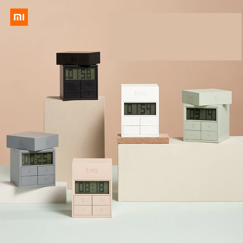 

Xiaomi Youpin Time Magic Box Rotating Kitchen Timer Children's Fun Student Studying Postgraduate Time Manager Alarm Clock