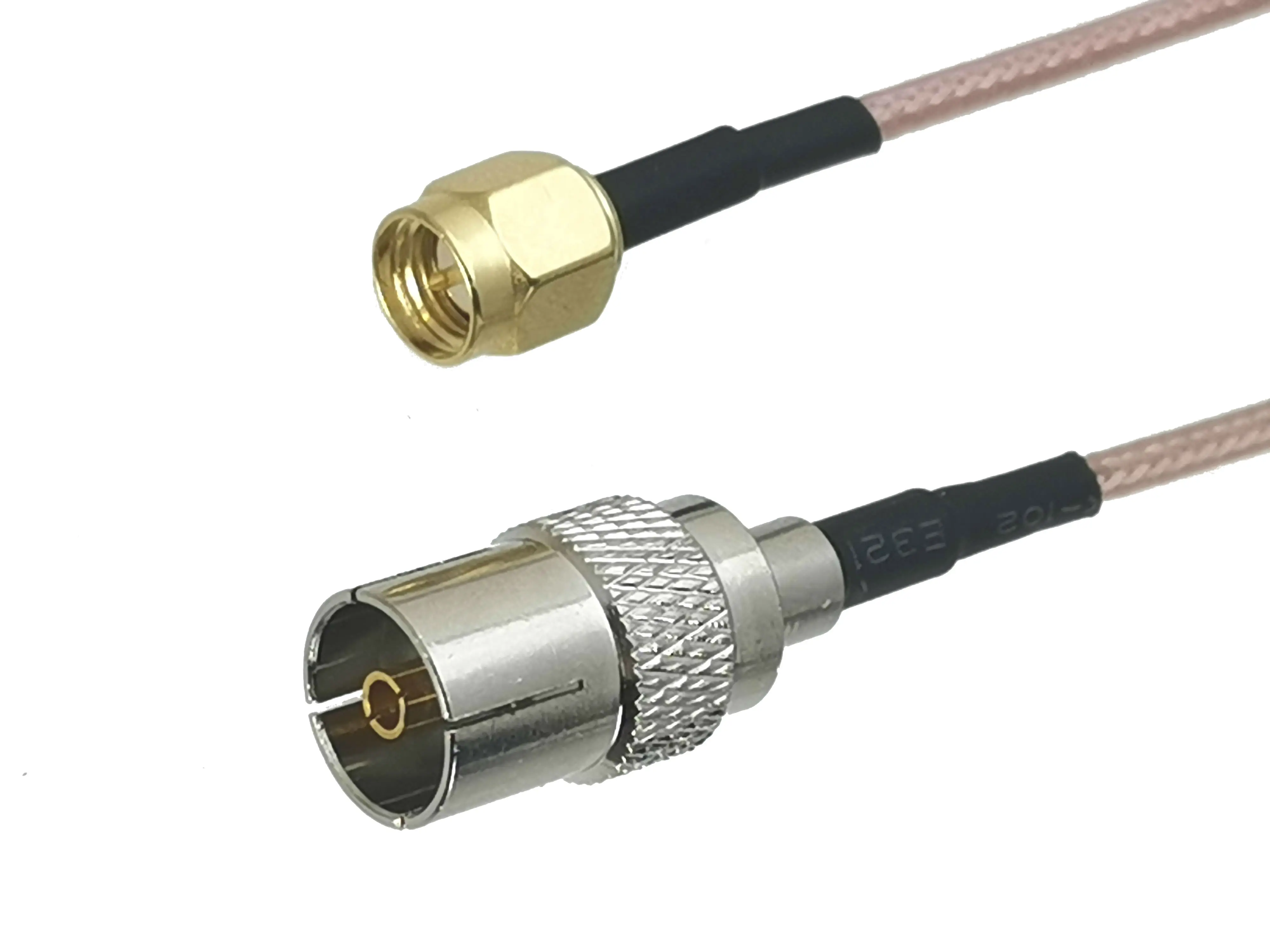 

1 шт., штекер RG316 IEC PAL DVB-T на штекер SMA, прямой коннектор RF, коаксиальный цвет, диагональ 4-10 м