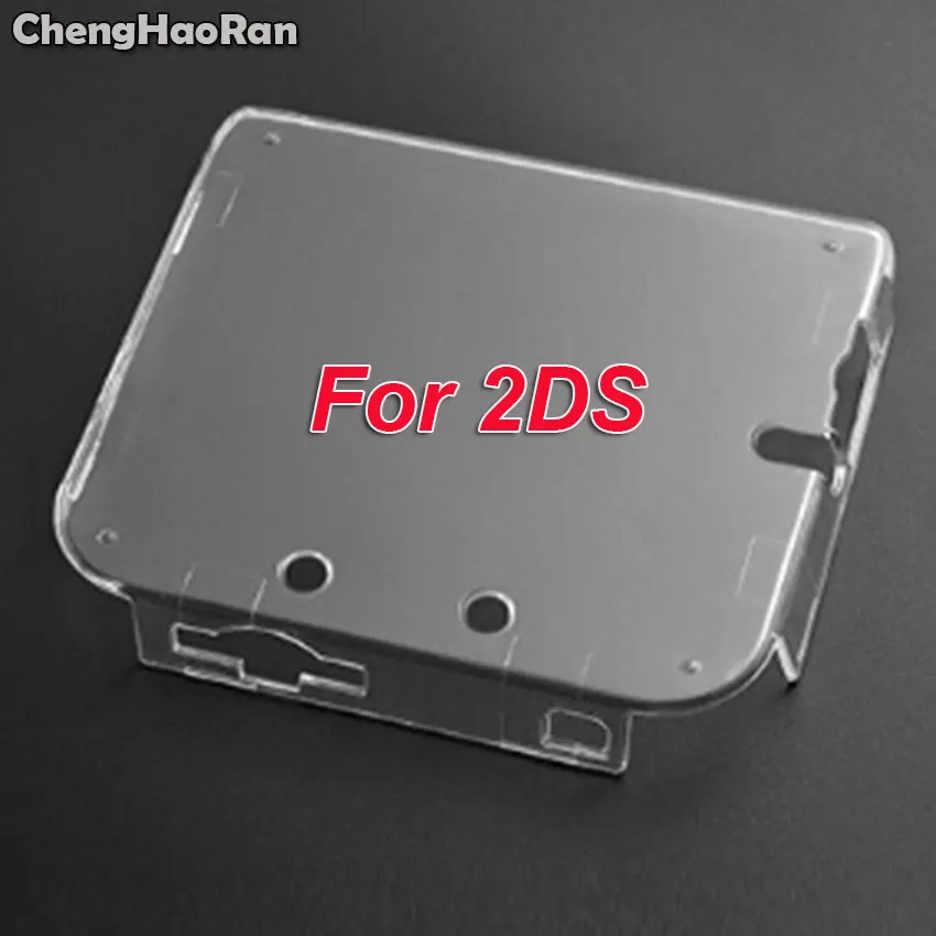 

ChengHaoRan Anti Scratches For 2DS Case Durable Transparent Plastic Protective Hard Case Cover Shell For Nintendo 2DS