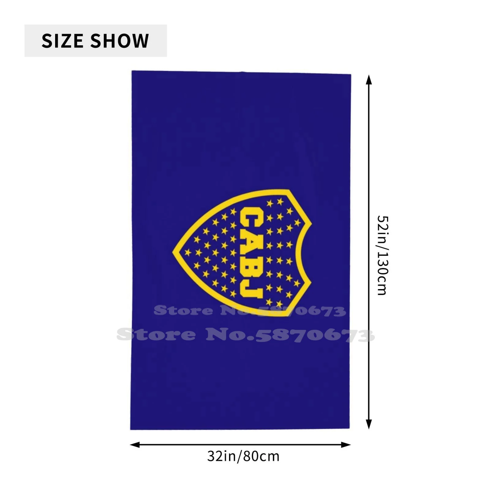 Bathroom Swimming School Travel Soft Towels Mitad Más Uno Cabj Clube Atletico Boca Jrs Juniors Football Soccer Team Crest