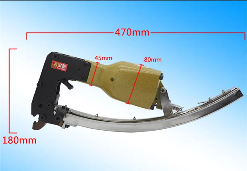 Pneumatic Nail Gun Clinch Clip Guns Spring Mattress Sofa Nail Gun M66 Stapler Clinching Tool for Cage Fixing