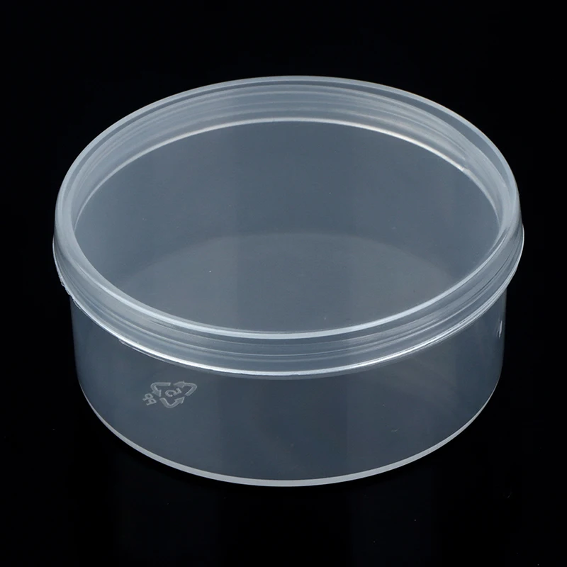 1/2/3/4PCS Round Clear Plastic Containers Beads Crafts Jewelry Display Storage Boxes Coins Case 5.9*2.6cm