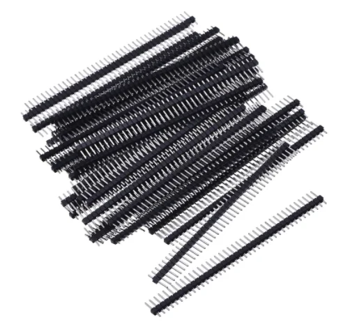 10 Buah!!! 40 Pin 1X40 Baris Tunggal Pria dan Wanita 2.54 Strip Konektor Header Pin Pecah UNTUK Arduino Hitam