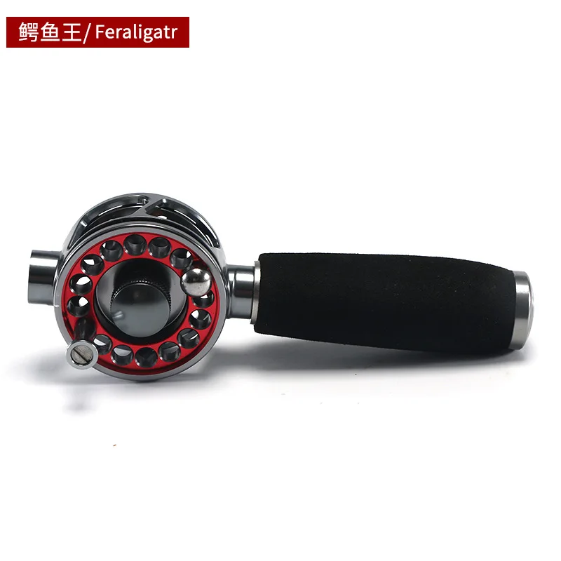 full metal hollow reel Line through the inside Modified fishing reel CNC carved gear ratio1:1 3BB fishing wheel set