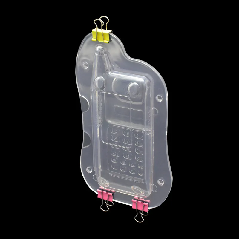 New 3D Cell Phone Chocolate Mold Plastic Transparent Polycarbonate Form for Bakery Cake Decoration Baking Pastry Tools Molds