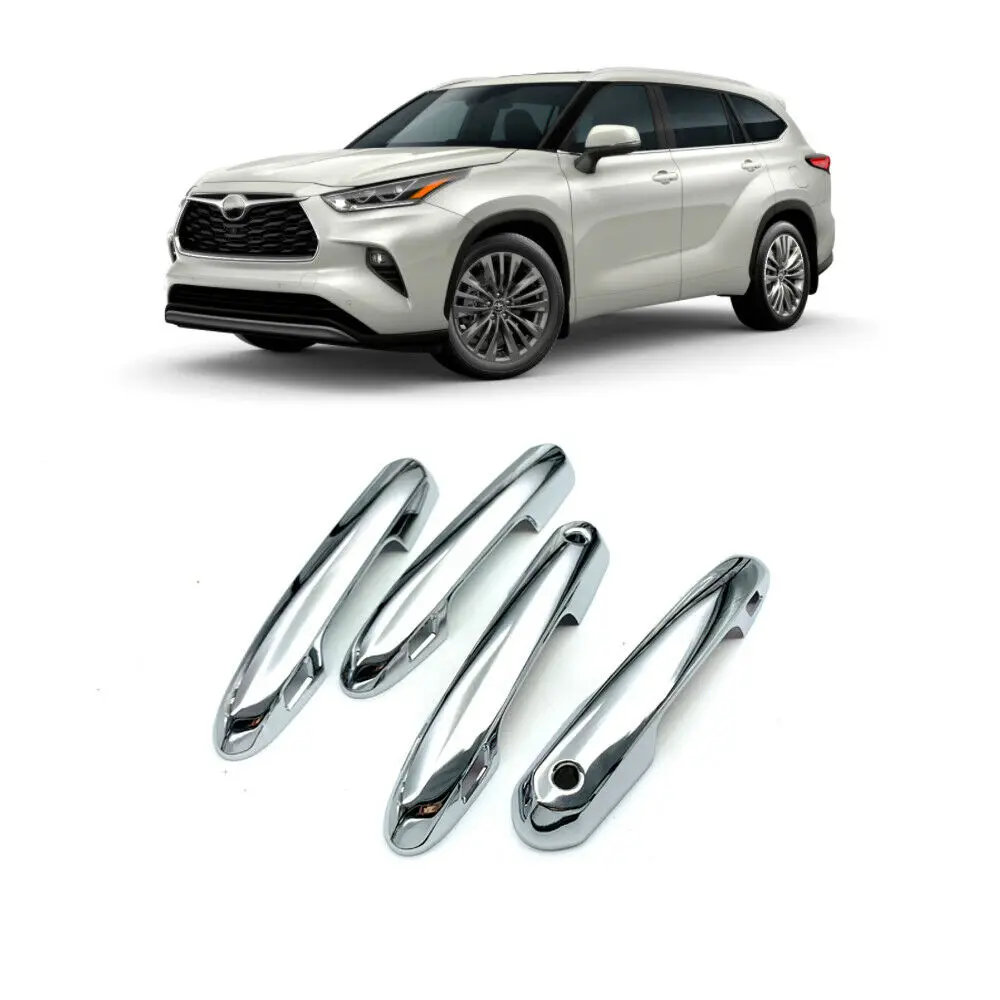 

Car Accessories ABS Chrome Side Door Handle Cover For Toyota Highlander 2020 2021