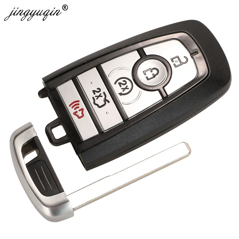 jingyuqin 434/868/902MHz ID49 Smart Proximity Key for Ford Mondeo Mustang Fusion F-250 F-350 F-450 F-550 2017 M3N-A2C93142600