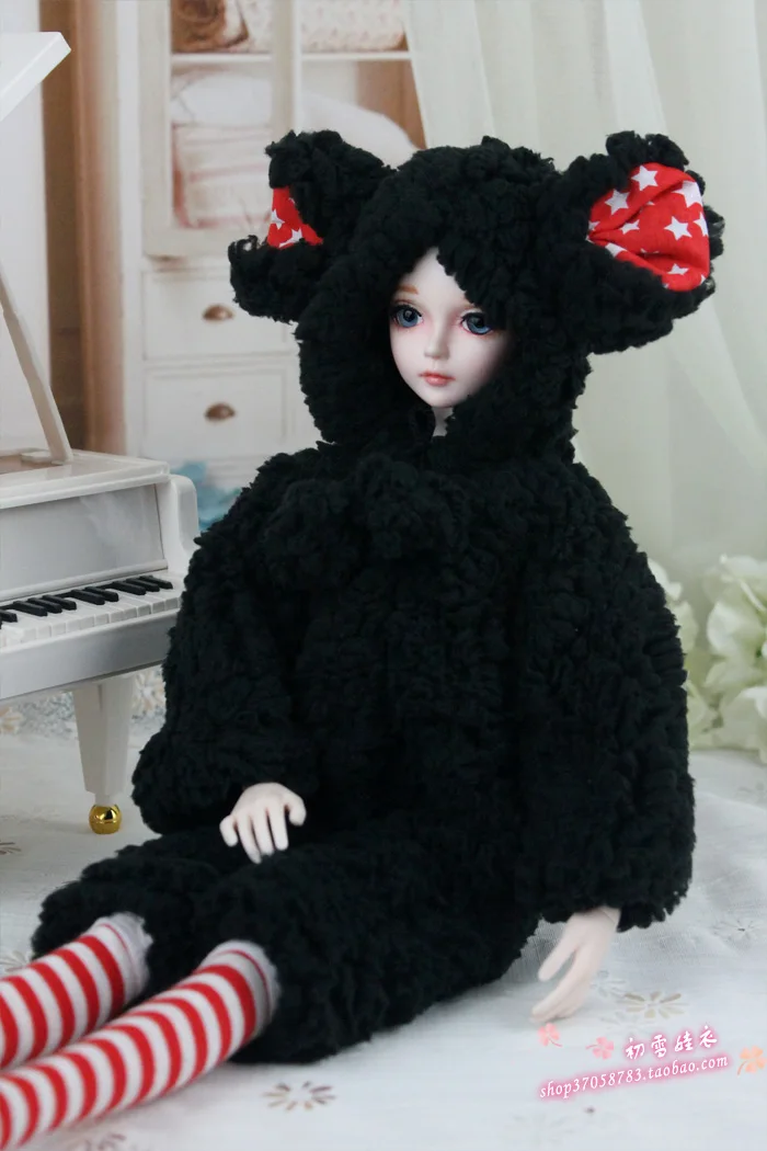 1/6 1/4  BJD clothing Accessories doll Cute pajamas coat + Socks for BJD/SD YOSD MSD,not include doll,wig and other E2544