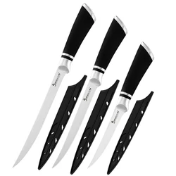 6 7 8 inch Boning Chef Knife Stainless Steel Kitchen Knife for Bone Meat Fish Fruit Vegetables Salmon Sushi Petty Raw Filleting