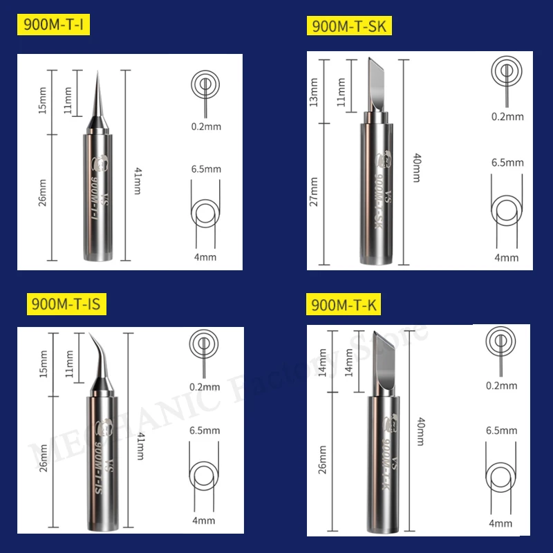 MECHANIC 936 937 Lead-Free Electric Soldering Iron Tips Rapid Heating For BGA Reballing chip CPU IC Motherboard Repair Tools