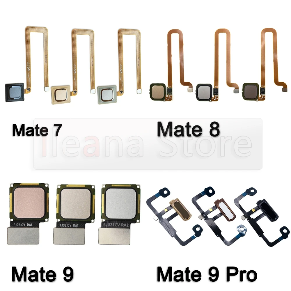 Aiinant For Huawei Mate 7 8 9 Pro Back Home Button Key Connection Touch ID Scanner Fingerprint Sensor Flex Cable Ribbon