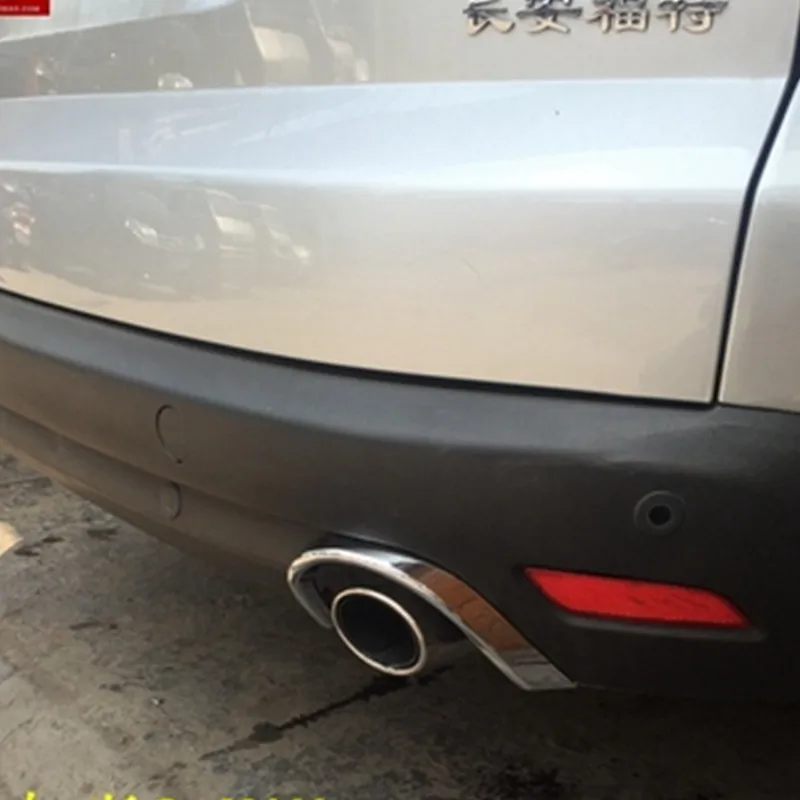 Car Styling Chrome Rear Exhaust Muffler Trim For Ford S-MAX First generation Pre-facelifted Model