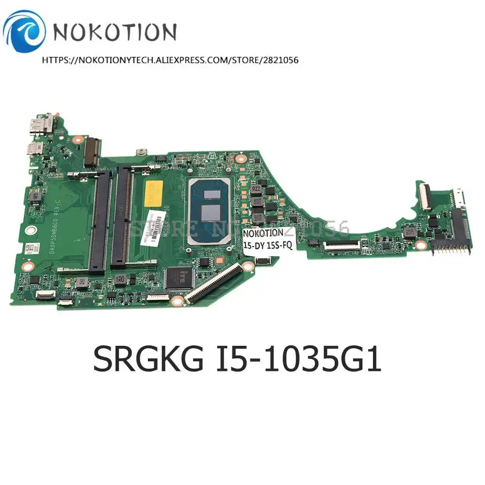 L63561-601 L71757-601 L71756-601 L71755-601 DA0P5DMB8C0 For HP 15-DY 15S-FQ Laptop Motherboard SRGKG I5-1035G1 CPU DDR4