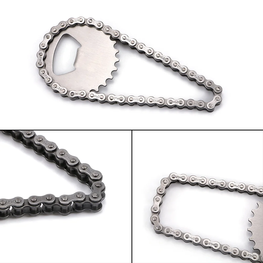 1 pcs Creative Bicycle Chain Bottle Opener Bar Drinks Beer Tools Novelty Beer Cap Opener Kitchen Accessories