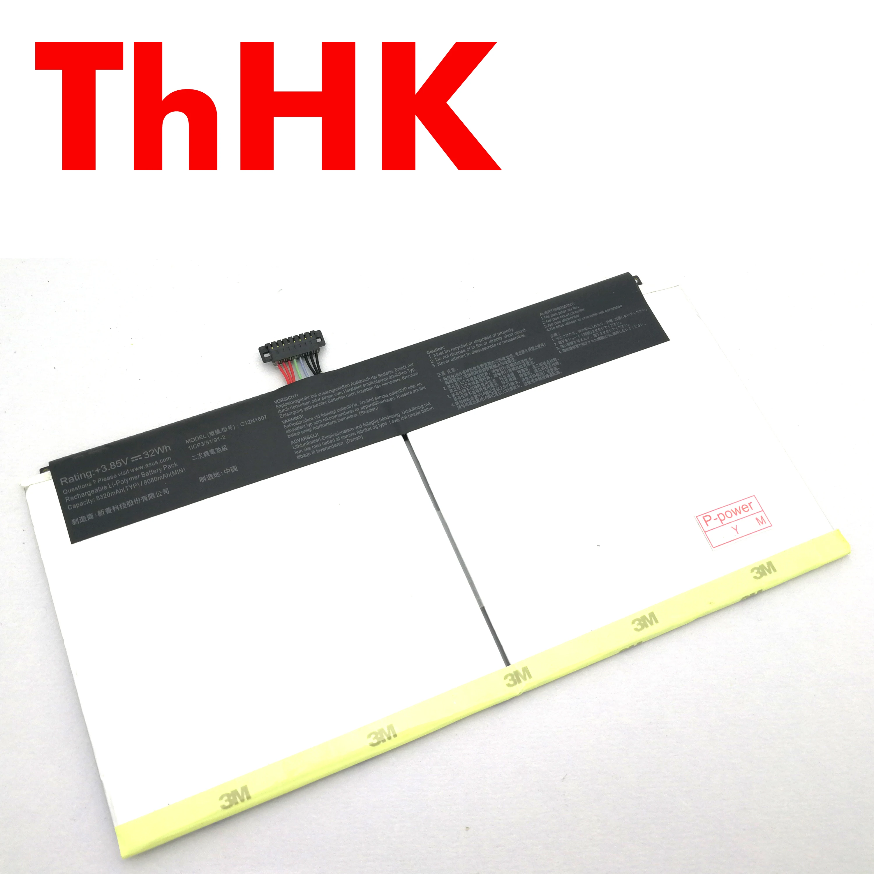 Genuine Original C12N1607 1ICP3/91/91-2 Laptop Battery For ASUS Transformer MINI T102H T102HA Table 3.85V 32Wh 8320Mah