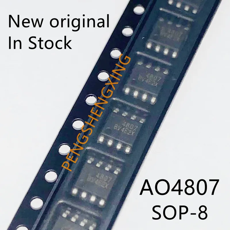 10 قطعة/الوحدة AO4807 4807 SOP8 6A 30V جديد الأصلي بقعة الساخن بيع