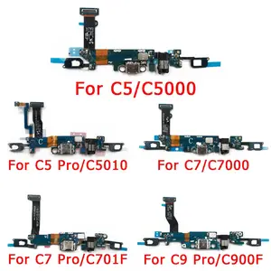 Bilashmart Charging Port Samsung Galaxy C5 C7 C9 Pro Charge Board USB Connector PCB Socket Flex Replacement Repair Spare Parts