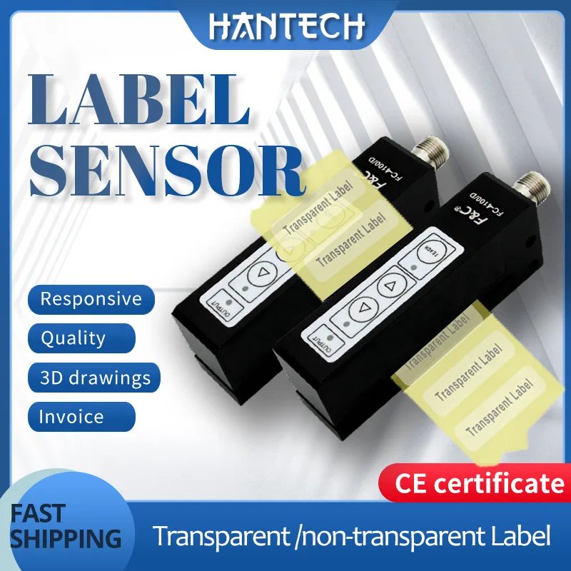 Capacitive Label Sensor factory price NPN PNP Clear Transparent /non-transparent Label Counting  FC-4100/D