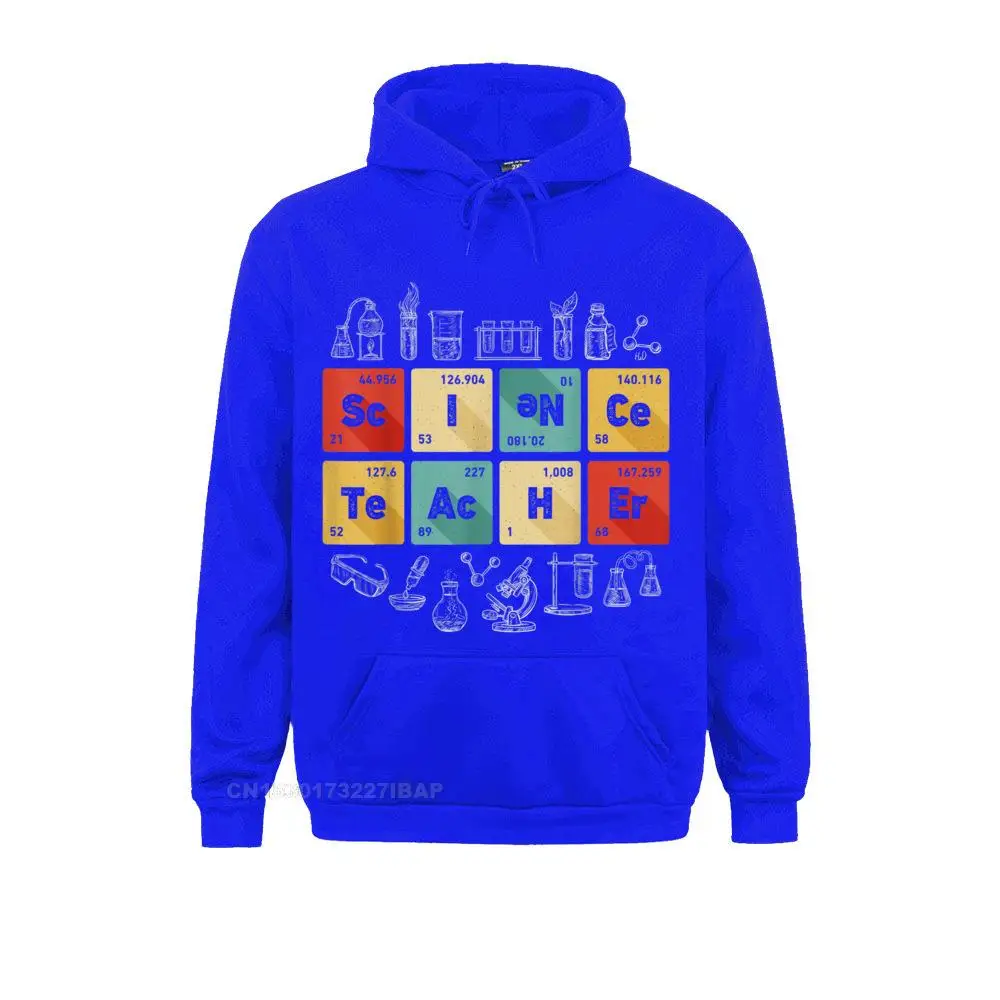 Science Teacher Chemistry Periodic Table Of Elements Gifts Customized Hoodies Retro Long Sleeve Mens Sweatshirts Classic Hoods