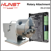 Hunst Rotary Worktable Chuck Diameter 125mm Rotary Attachment with Driver DM5042  for CO2 UV Fiber Laser Marking Machine