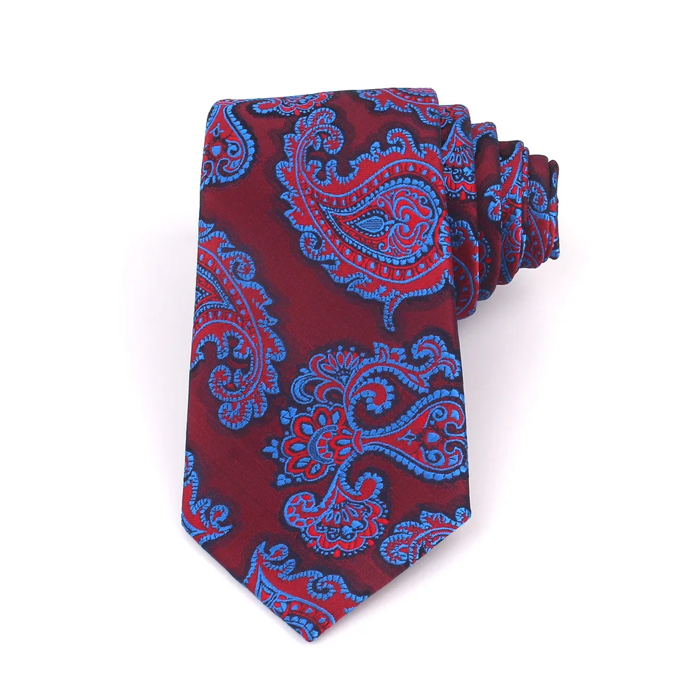 New Classic Tie Floral Woven Neck Tie For Wedding Business Suits Groom Paisley Ties Men\'s Necktie Jacquard Neck Wear Gifts