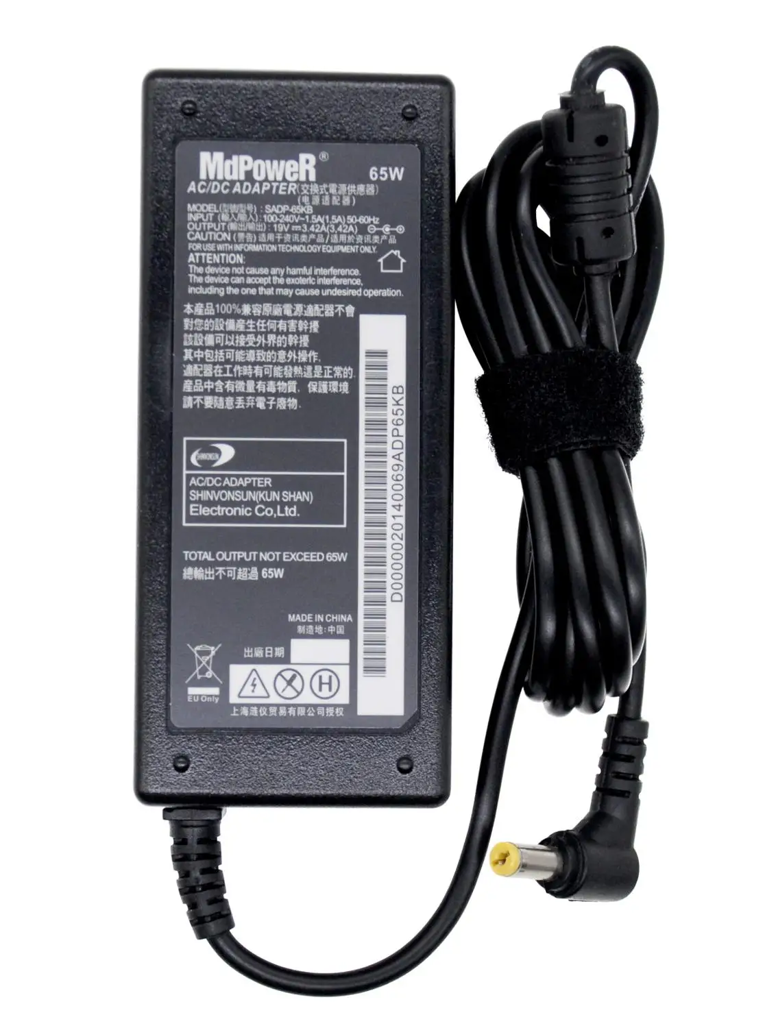 19V 3.42A 65W Universal Laptop Power Adapter Charger For Acer A11-065N1A ADP-65VH B /ADP-65 PA-1650 1700-02