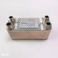 Brazed Plate Heat Exchanger, Wort Chiller,30 Plates Brewing Chiller, Homebrew Wort, NPT Male Thread Connector