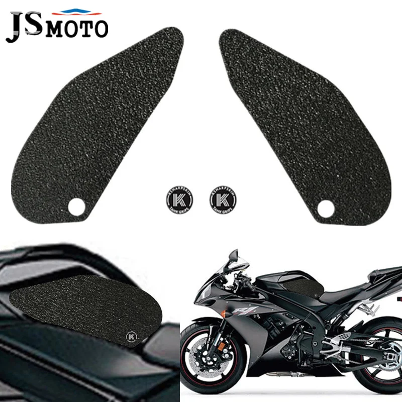 

3D Side Tank Anti Slip Decal Sticker For YAMAHA YZF-R1 YZF R1 yzfr1 2004 2005 2006 Motorcycle Tank Emblem Sticker Protector Pad