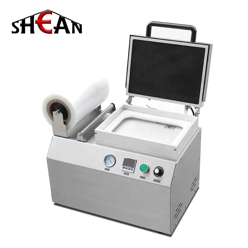 Rau Nấu Chín Thực Phẩm Da Đóng Gói Hút Chân Không Máy Chế Biến Cá Da Máy Đóng Gói