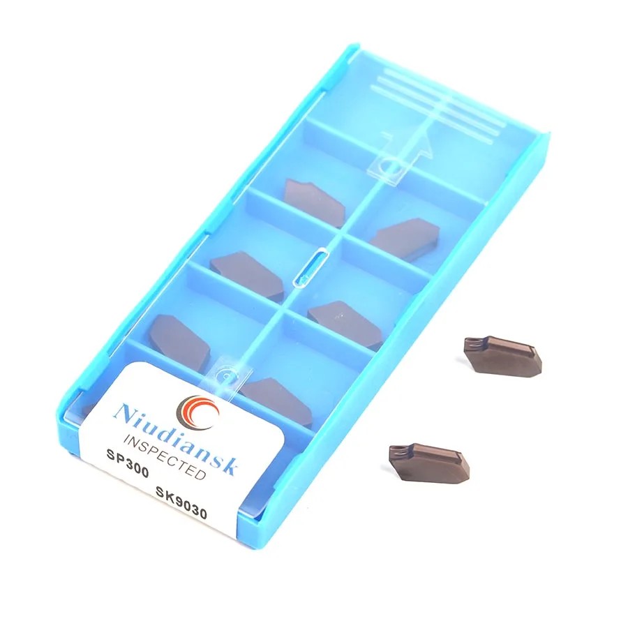 10pcs SP200 SK9030 SP300 SK9030 SP400 SK9030 Grooving tools CNC lathe slotting blade Turning blade carbide alloy Cutting inserts