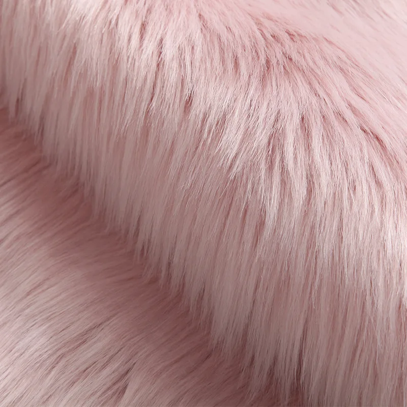 Soft Fluffy Round Carpets Living Room Solid Color Plush Area Carpet Faux Sheepskin Shag Rugs Pink For Home Bedroom Decorative