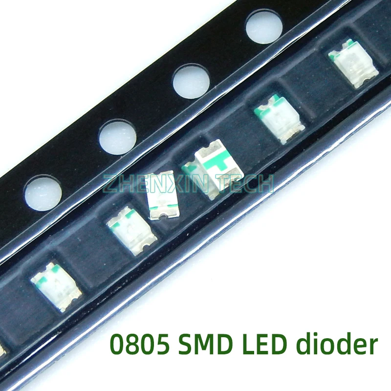 100PCS 0402 0603 0805 1206 1210 SMD lamp beads Red Blue Green White yellow orange Purple ice blue LED light emitting diode