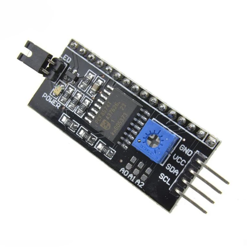 IIC I2C TWI SPI واجهة تسلسلية مجلس ميناء 1602 2004 LCD LCD1602 لوحة محول LCD محول وحدة محول PCF8574