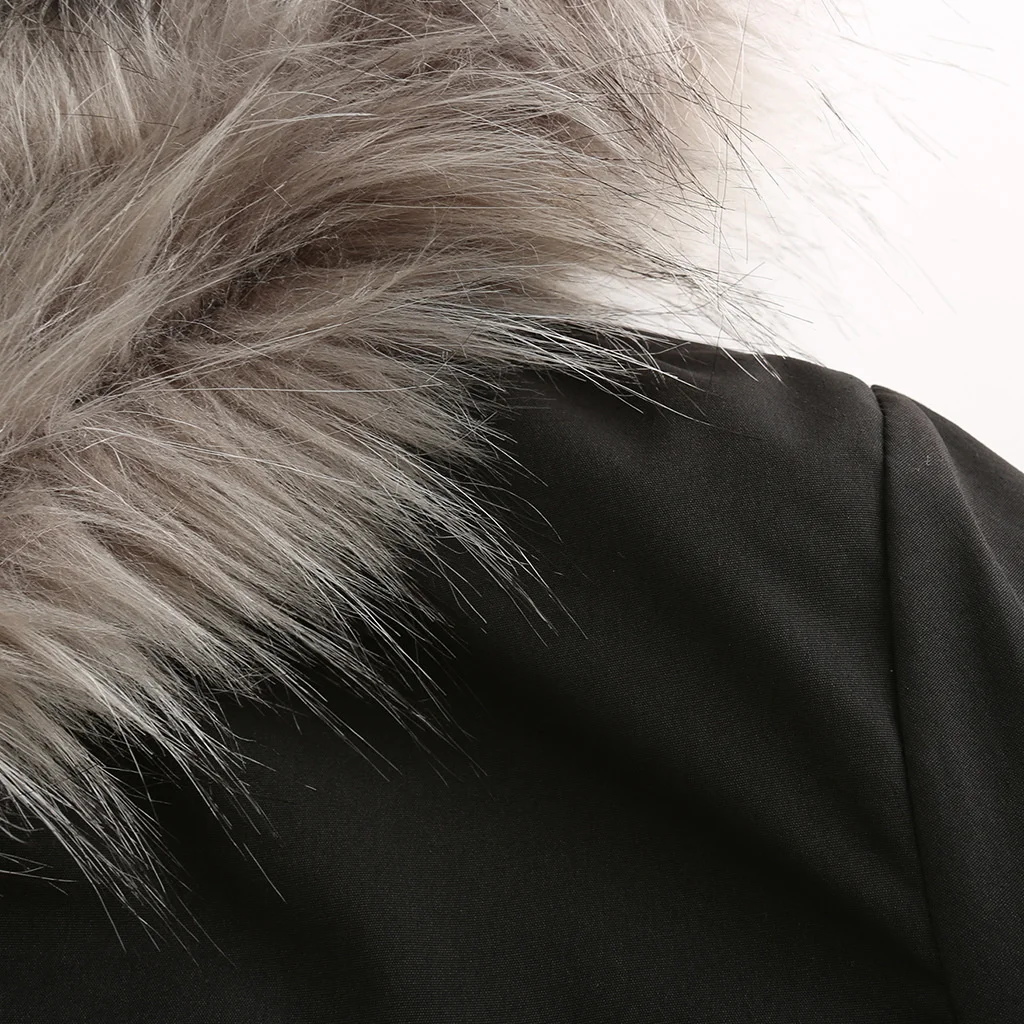 New Plus Size Winter Clothes Women's Hooded Faux Fur Jacket Thick Warm Plus Velvet Outwear 2024 Parkas Female Padded Coats