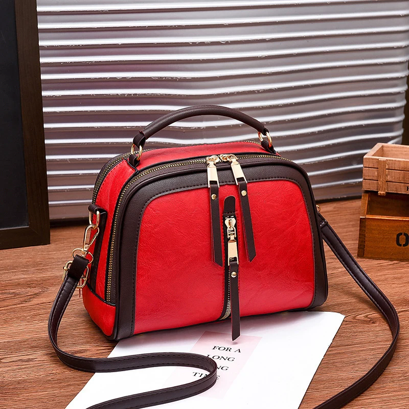 Vintage mała torba na ramię typu crossbody dla kobiet projektant torebki z górnym uchwytem torebka damska torba ze skóry PU Totes