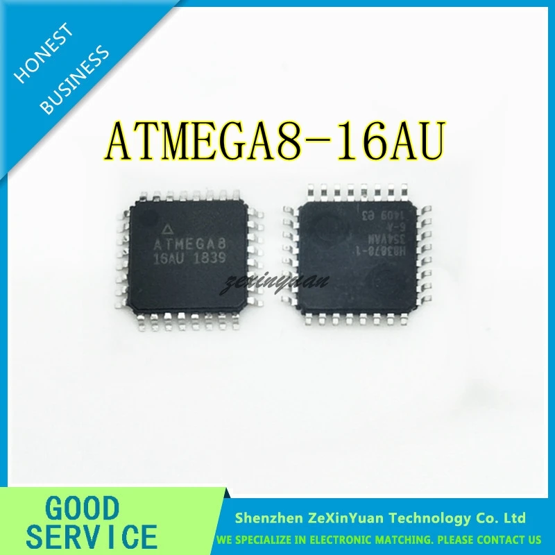 

1PCS ATMEGA8-16AU ATMEGA8 TQFP-32