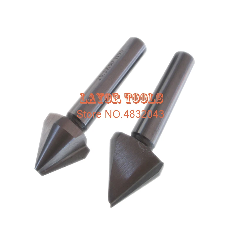 1pcs3flute 6-50 مللي متر 60 درجة HSS الشطب القاطع الشطب الحفر مطحنة الحفر مجموعة طحن قطع أداة (6/8/10/16/20/25/30/40/50 مللي متر