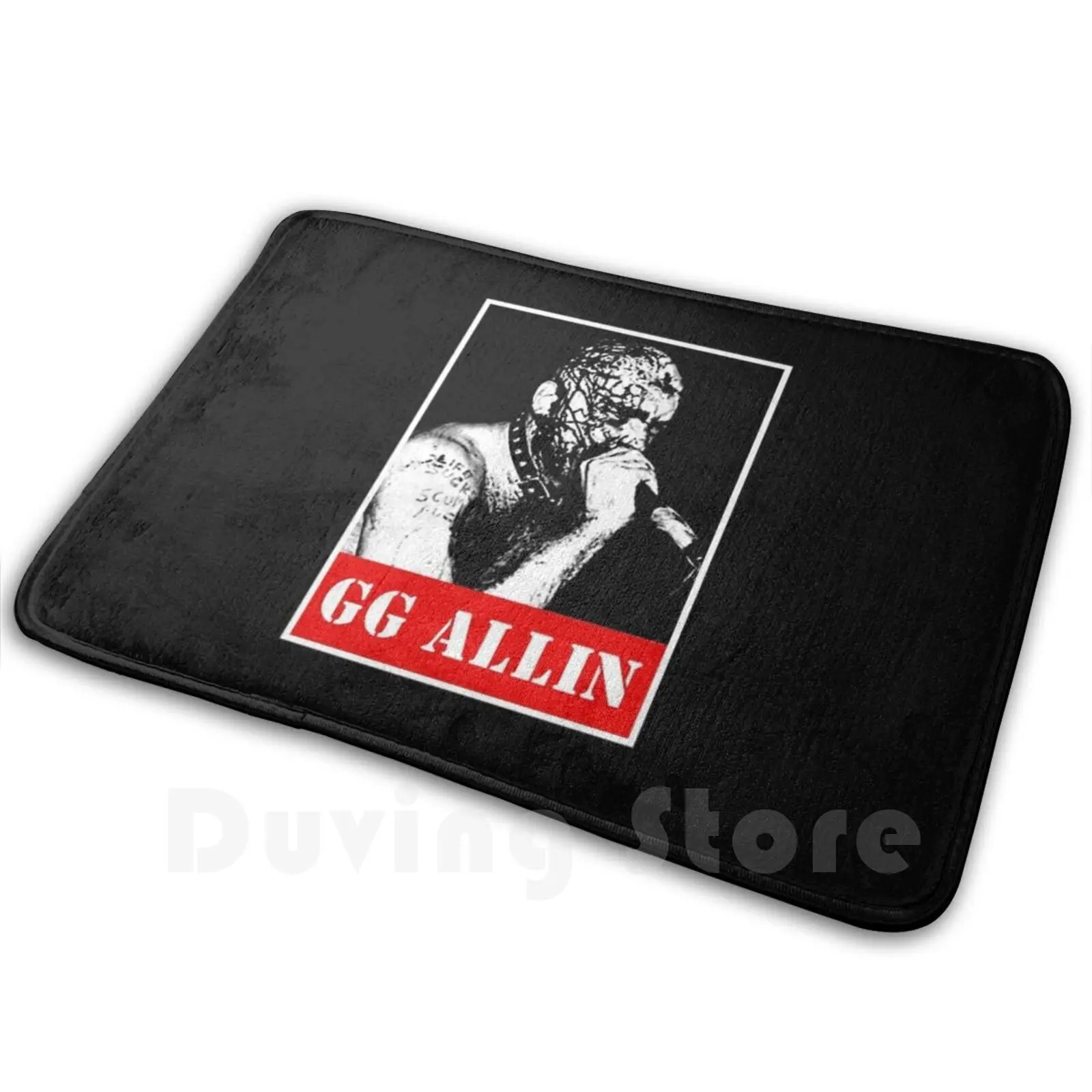 ggAllin Carpet Mat Rug Cushion Soft Gg Allin Hated In The Nation Usa Punk Punk Music Gg Die Gg Scum Skinhead