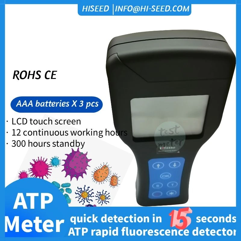 ATP fluorescence detector handheld microbial bacteria detector food tableware cleanliness atp detector