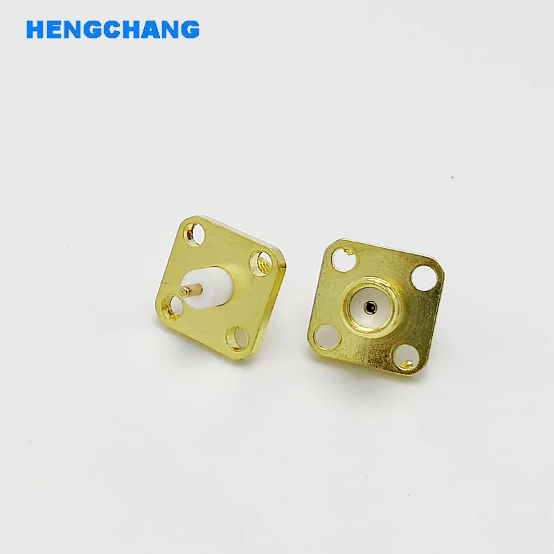 SMA หญิง 4-รู 12.7 มม.หน้าแปลน 10pcs