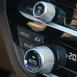 Car Styling For BMW X3 F25 X4 F26 Crystal Air Conditioning switch Button Replacement Covers Stickers Trim Interior Accessories