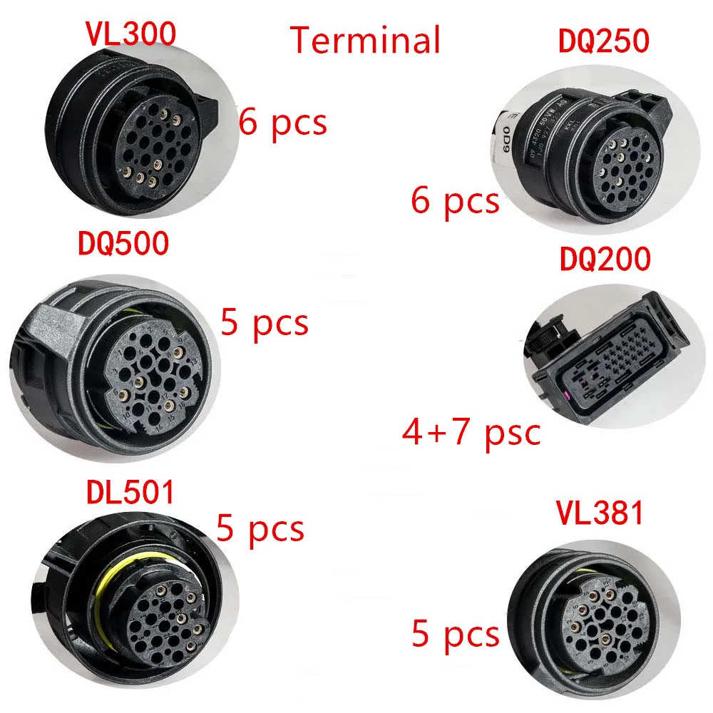 VAG VW Audi Gearbox Adapter Connector Plug With Terminal For DQ250 DQ200 VL381 VL300 DQ500 DL501 1K0 973 218/1