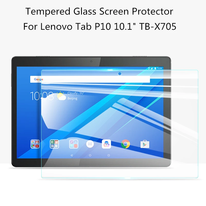 9H Explosion-proof Tempered Glass Screen Protector For Lenovo Tab P10 10.1 TB-X705 Tablet Protective Film TB-X705F X705N X705L