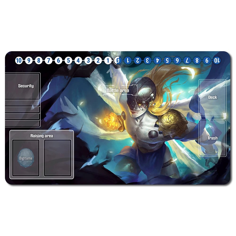 1025782 - Board Game DTCG Playmat Table Mat Size 60X35 cm Mousepad Play Mats Compatible for Digimon TCG CCG RPG