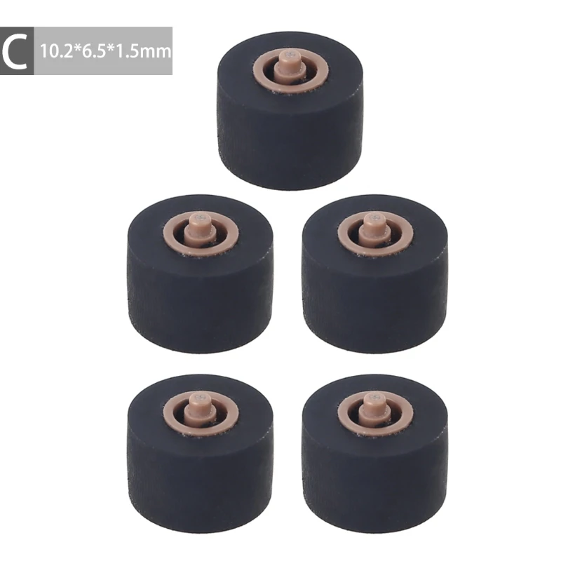 5PCS Cartridge Radio Roller Metal Pack Tape Recorder Pressure Cassette Belt Pulley Player